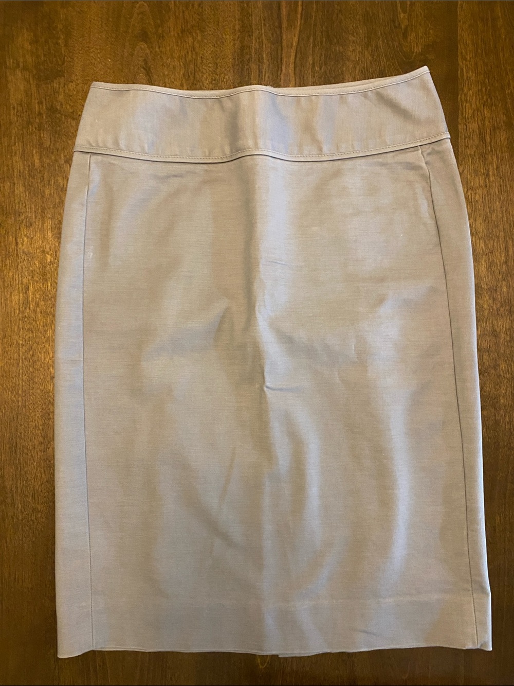 Gap Grey Pencil Skirt - Women - with back slit